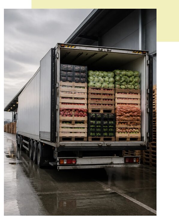 Перевозка плодоовощной продукции в Балтийск по цене от 5098 р. | Агросервис-Блт